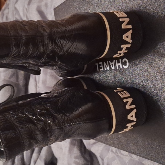 CHANEL Lace up Boots - Picture 5 of 16